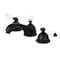 Kingston Brass KS3960PL 8" Widespread Bathroom Faucet, Matte Black KS3960PL - alternate 1